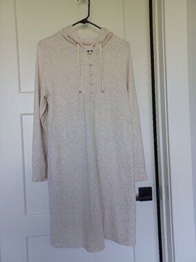 NEW! Soft Surroundings Leigha Dress in Oatmeal/Heather SMALL